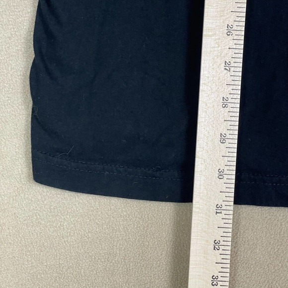 Fox T-Shirt Adult 2XL XXL Black Big Fox Crew Neck Cotton‎ Short Sleeve Mens - Picture 4 of 7